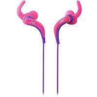 JVC Auricolari in-ear JVC Sport con aggancio waterproof lavabili con cavo rosa